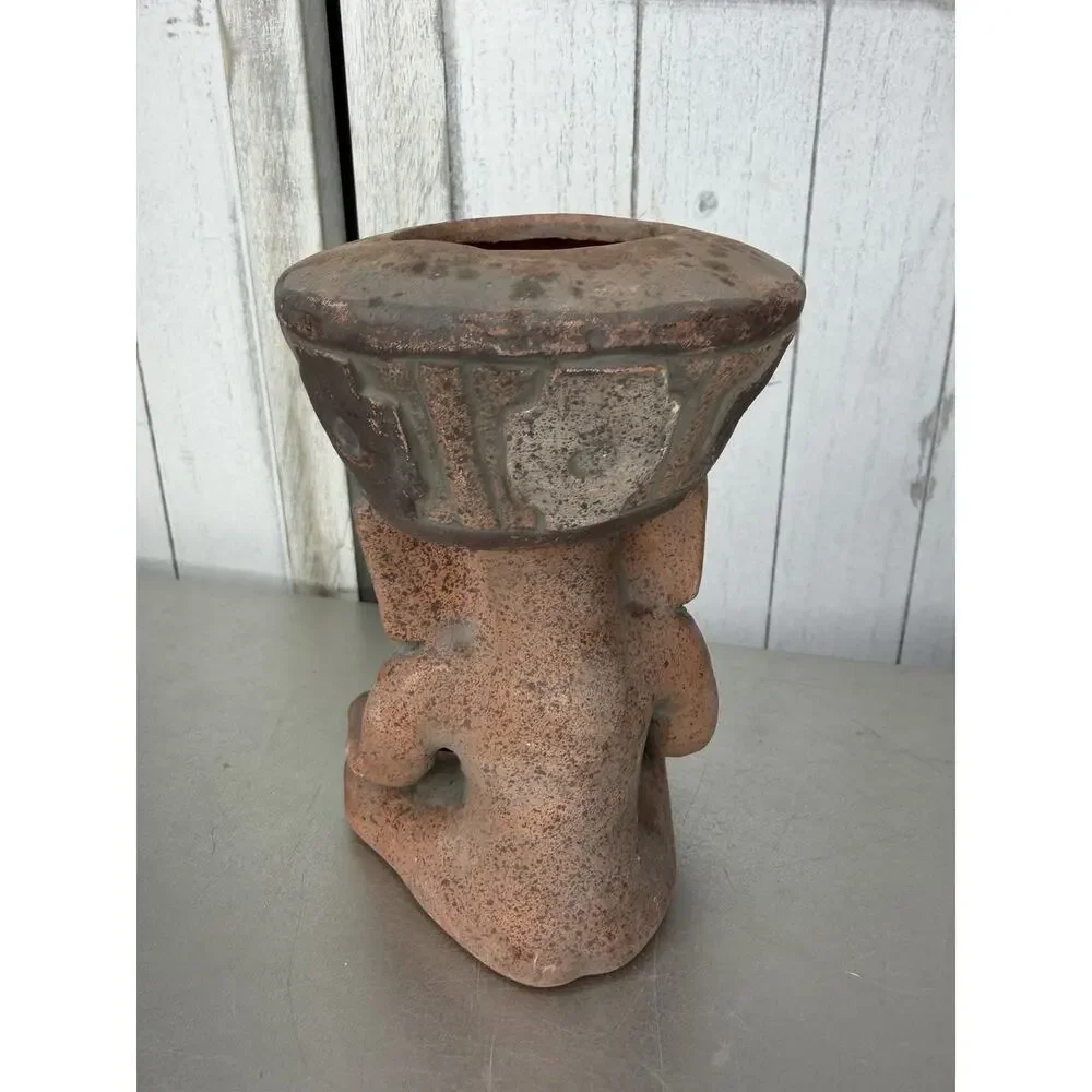 Huehueteotl Lord Of Fire Mexican Culture Home Decor Prehispanic Primitive Clay